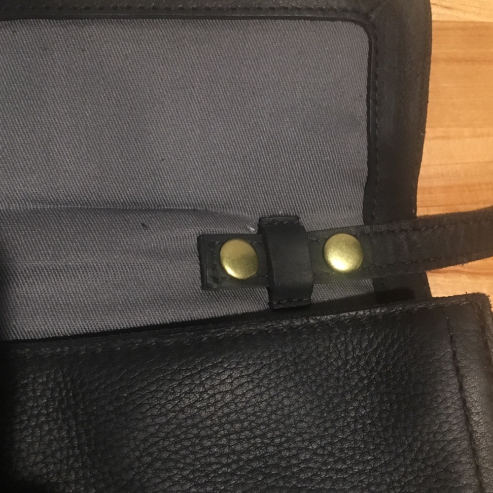 Madewell The Sketchbook Bag Black Leather Purse View 4